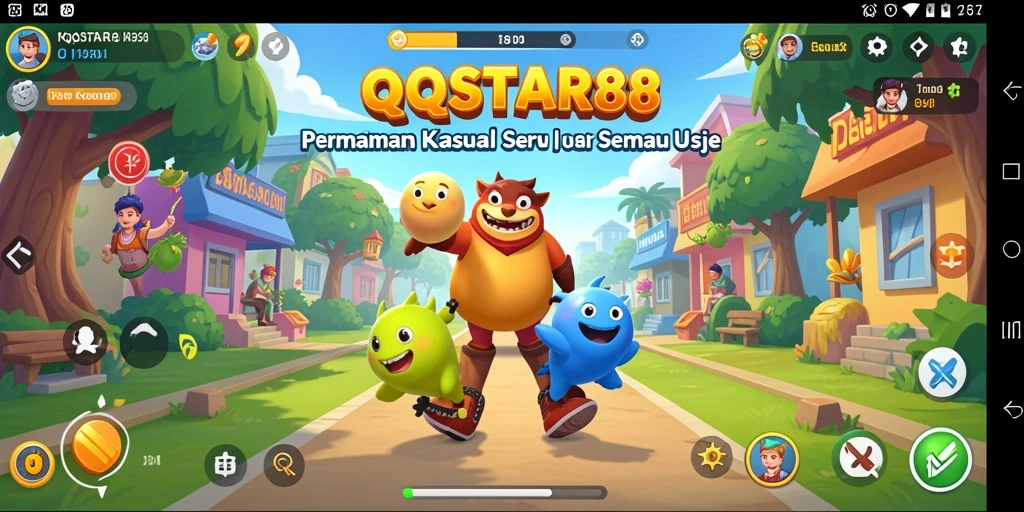 Tampilan antarmuka pengguna <strong>QQSTAR88</strong> yang menarik dan mudah dinavigasi.