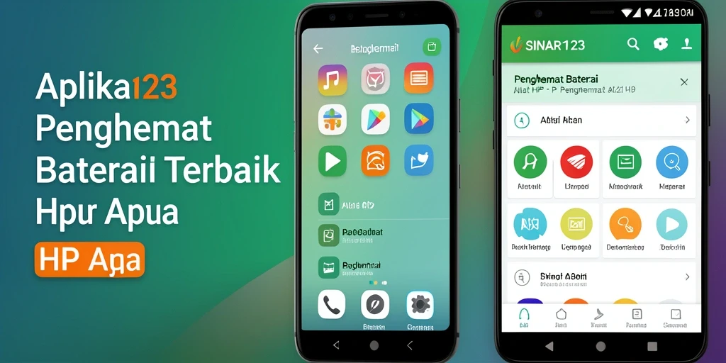 Antarmuka pengguna <strong>SINAR123</strong> yang menampilkan fitur pengatur penggunaan baterai.