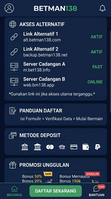 Akses Mudah ke Betman138: Link Alternatif Terbaru